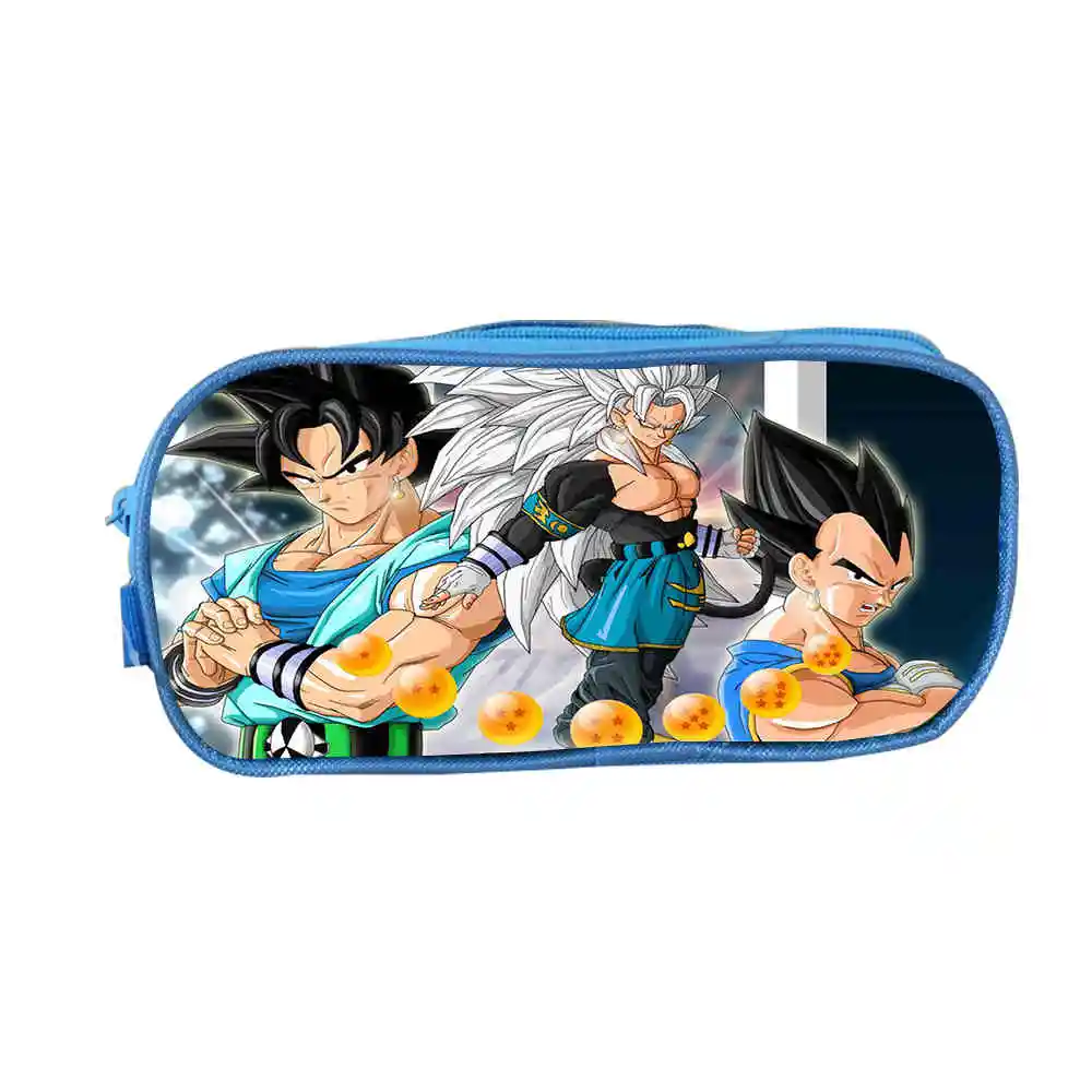 

Dragon Ball Super Saiyan Goku Galaxy Cosmetic Cases for Girls Boys Pencil Bags Children School Supplies Kids Students Pen Box
