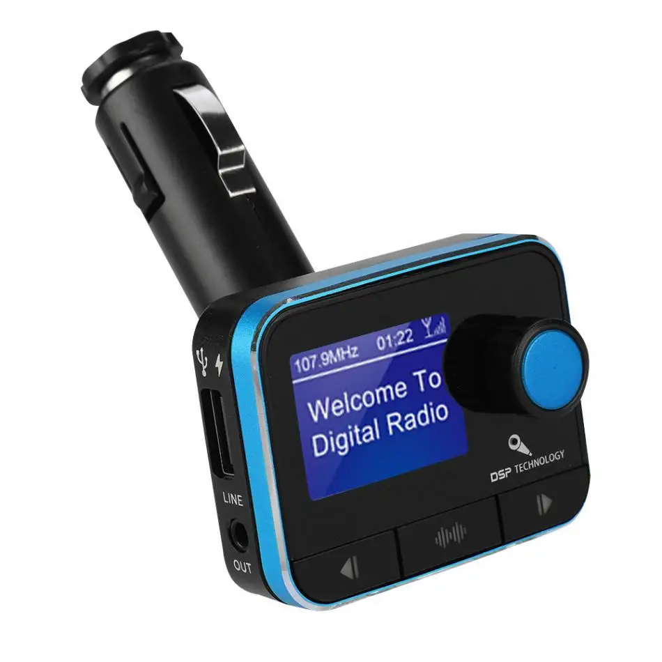 Высокое качество DAB/DAB+ приемник fm-радио передатчик автомобильный Bluetooth плеер Поддержка U диск TF карты радио