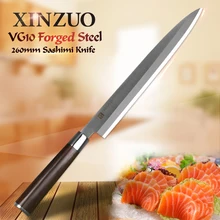 XINZUO Sashimi knife 2 layers VG10 steel sushi knife 8 9 5 10 inch stainless steel