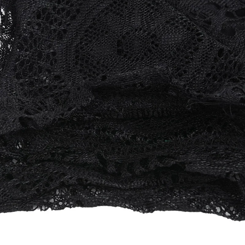 S-5XL, женское кружевное пляжное платье, купальник, черный, плюс размер, Одноцветный, для плавания, микро платье, открытая, сексуальная юбка, Vestidos, одежда для плавания