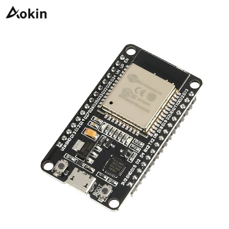

Wireless WiFi Bluetooth Development Board 2.4GHz Micro USB Dual Core Power Amplifier Filter Module ESP32 ESP-32 ESP32S ESP-32S