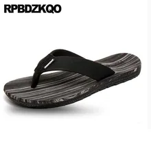 Слайды Мужские сандалии летние наружные плюс размер обувь мода домашние тапочки надевать люди повседневная Шлепанцы большой 45 пляж воды черный