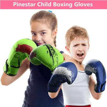 

Boxing Gloves for Kids Child Gloves for boxing fight training with pu leather free shipping
