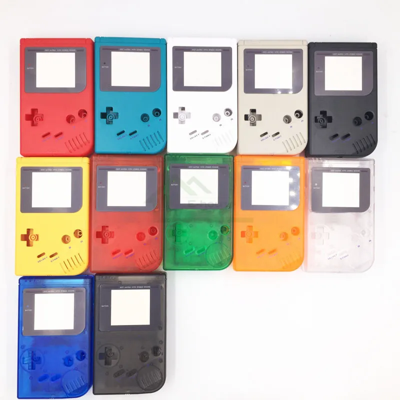 Чехол для Gameboy Classic GB DMG GBO с цветным корпусом полный комплект замена игровой