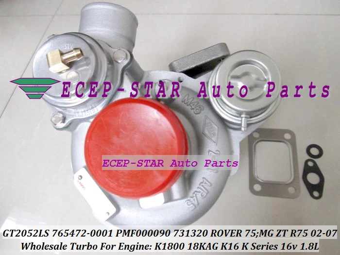GT2052LS PMF000090 731320-5001S 765472-0001 Turbo Turbocharger For ROVER 75 2002 MG ZT R75 2002-05 K16 K Series 16v K1800 18KAG 1.8L (3)