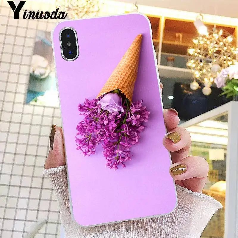 Simple lavender Purple flowers Ice cream