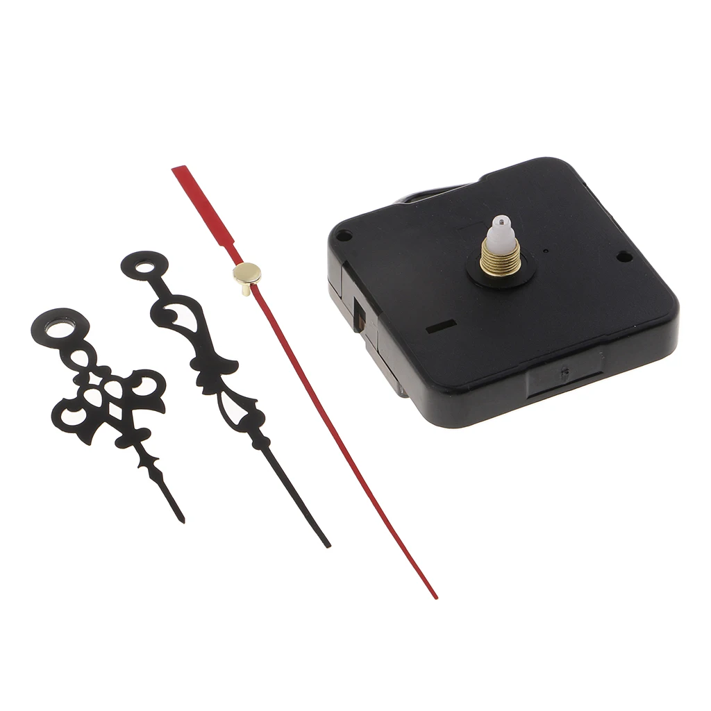 4 Sets 2 Colors Quartz Wall Color Part Diy Wall Clock Movement Mechanism Battery Operated Repair Kit Tool