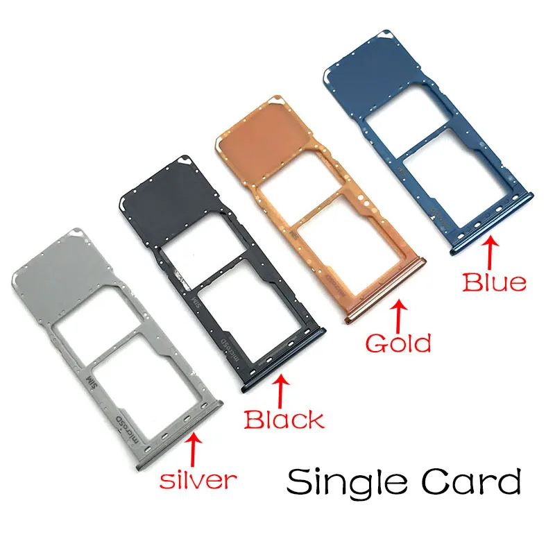 

1Pcs Single Dual SIM Card Tray Slot Holder For Samsung Galaxy A30 A50 A305F A505F A305 A505 Replacement Part