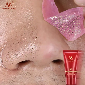 

Deep Cleansing purifying peel off Black mud Facial face mask Remove blackhead facial mask strawberry nose Acne remover Face care