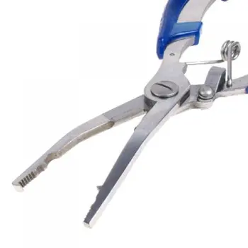 

High Quality 2015 Highly Commend Gear Curved Stainless Steel Fishing Pliers Crimper Line Cut / Spring-Assist Jaw Action