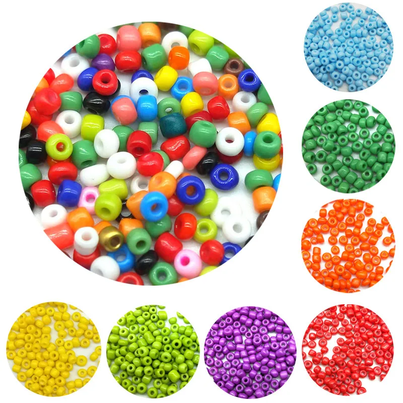 

200pcs/lot 3mm Cheap 12 Colors Czech Glass Acrylic Seed Beads Fits for Handmade DIY Necklace Bracelet Jewelry Making Wholesale