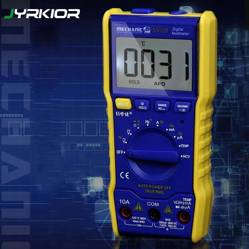 Jyrkior Mini Portable Auto Range Data Hold Spotlight