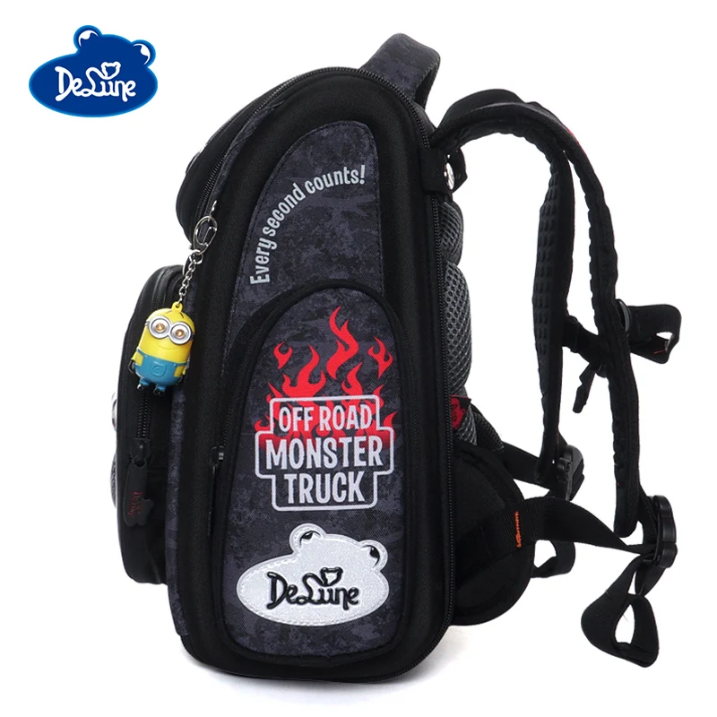 Delune 2019 Car Pattern school bags for boy girls cartoon backpacks children orthopedic backpack flower primary mochila infantil Delune 2019 Car Pattern school bags for boy girls cartoon backpacks children orthopedic backpack flower primary mochila infantil