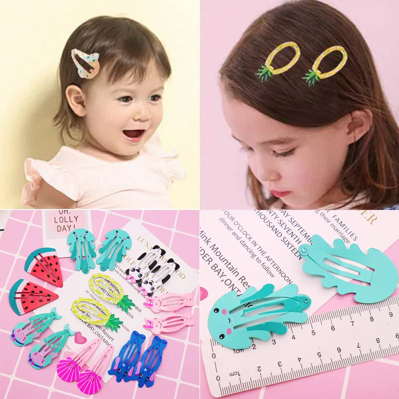10 X BB Hair Clip Hairpin Barrette Headwear Hair Accessories For Baby Kids Girl