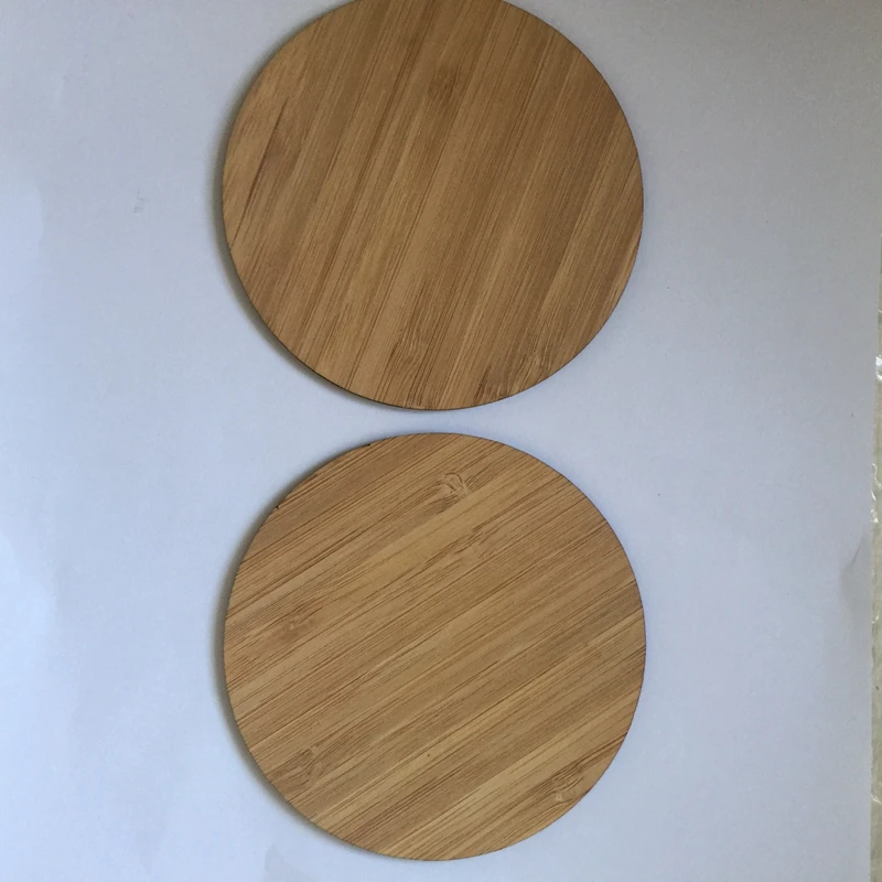10 pcs round wooden bamboo drink coasters unfinished wood circle cup coasters home kitchen office table decoration