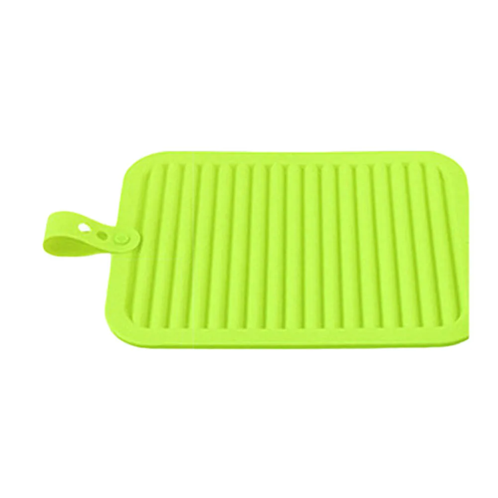 29.5*22.5cm Silicone Kitchen Drain mats Insulation Hot Pan Heat