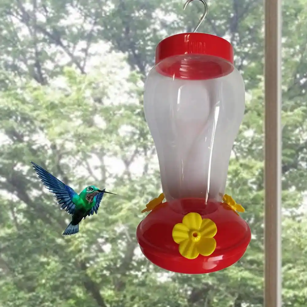 Plastics Bird Water Feeder Bottle Hanging Hummingbird Feeder
