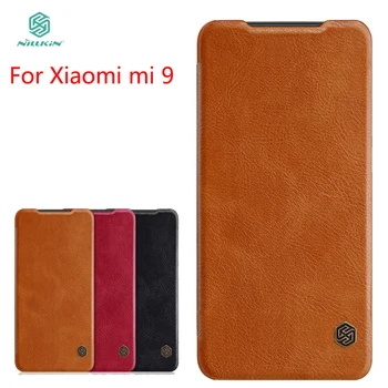 

6.39'' Xiaomi mi 9 Case NILLKIN Qin Leather Flip Cover For Xiaomi mi 9 Mi9 Explorer Fundas Capa mi 9 Phone Coque Etui Kryt Cases