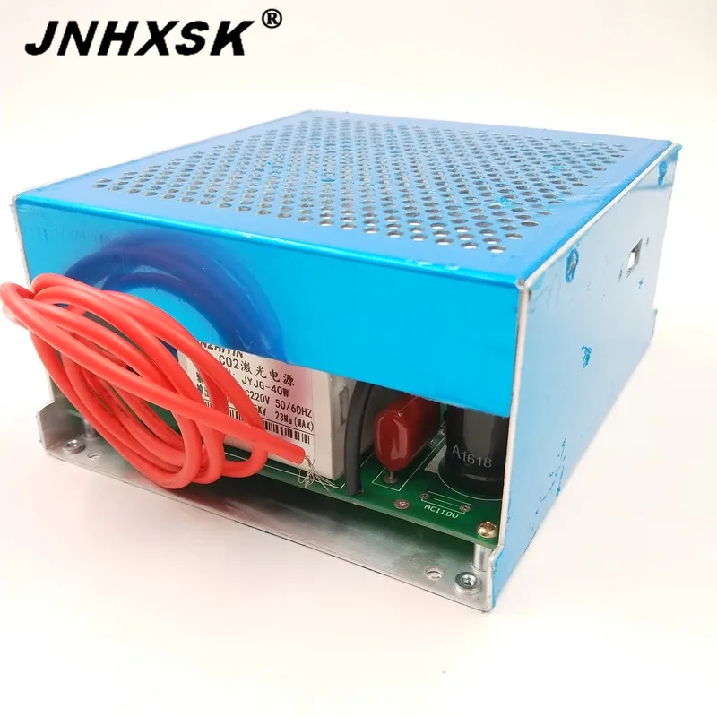 

JNHXSK laser power supply 40w for laser engraving and cutting machine high quality 110v/220v voltage CNC cheaper price CO2