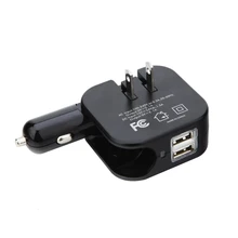 Двойное USB быстрое автомобильное зарядное устройство для Xiaomi 9 redmi k20 Pro для iPhone X XR huawei p20 для samsung S10 9 8 7 телефон настенное дорожное зарядное устройство