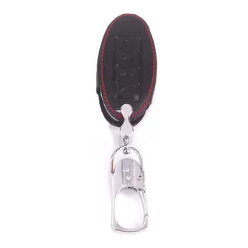 

BBQ@FUKA Leather 4 buttons Smart Remote Key Fob Cover Holder Shell Fit For Nissan Maxima Altima Accessories Car Styling