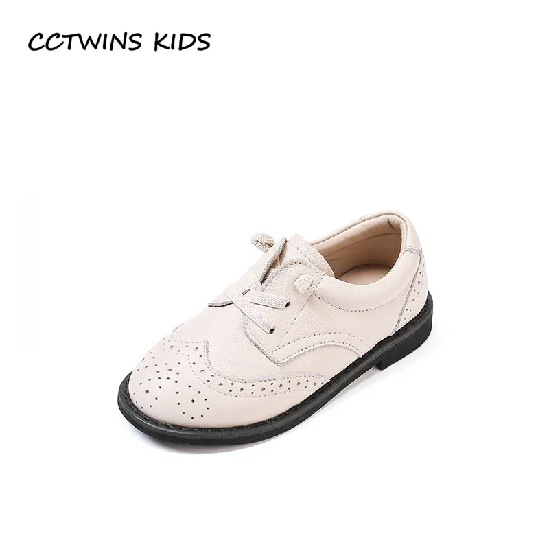

CCTWINS KIDS 2018 Autumn Baby Boy Genuine Leather Flat Children Fashion Black Oxford Girl Brand Casual Shoe Toddler GX1970