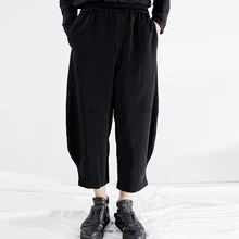 27-44! новая мужская одежда GD модный стилист шаровары зимние свободные брюки повседневные брюки плюс размер певица костюмы