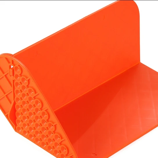 Многофункциональная Складная дренажная и пластиковая разделочная доска, разделочные доски, кухонные принадлежности, разные цвета(00125 - Цвет: Orange