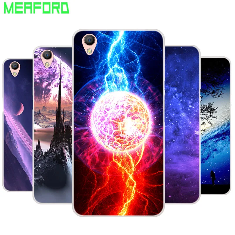 

Silicone Case For OPPO A37 Cover Soft Art Star Space Print Back Cover For OPPO A37 A 37 OPPOA37 Clear bumper Phone Case TPU Capa