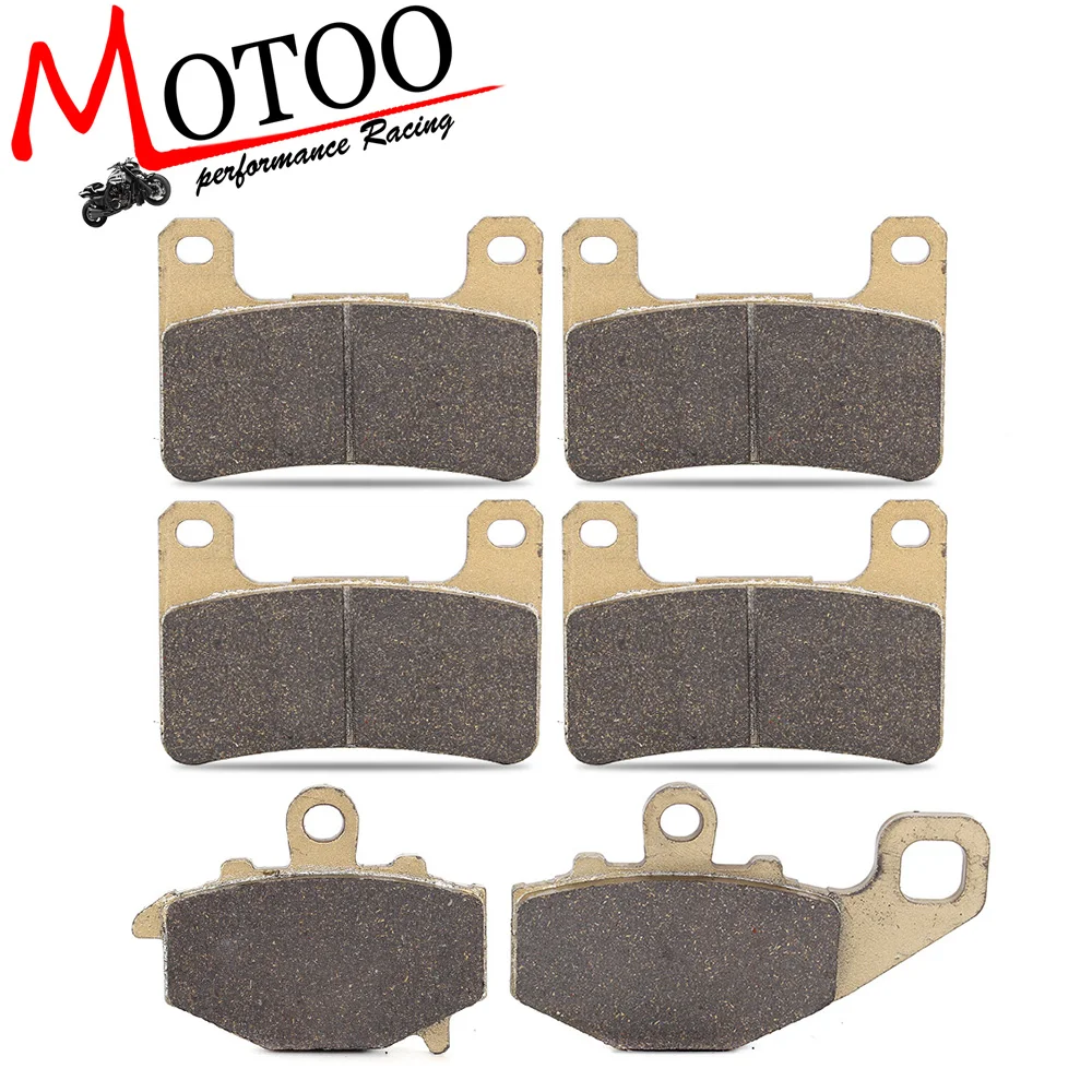 Motoo Motorcycle Front and Rear Brake Pads For KAWASAKI ZR1000 Z1000