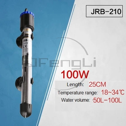 JFENGLI SUNSUN JRB YRB аквариумный бак с подогревом автоматическая постоянная температура Взрывозащищенная черепаха цилиндр нагреватель аквариум - Цвет: JRB 210