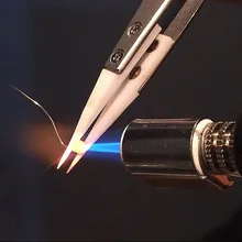 Пинцет из нержавеющей стали термостойкий Непроводящий керамический острый наконечник пинцет для поделок