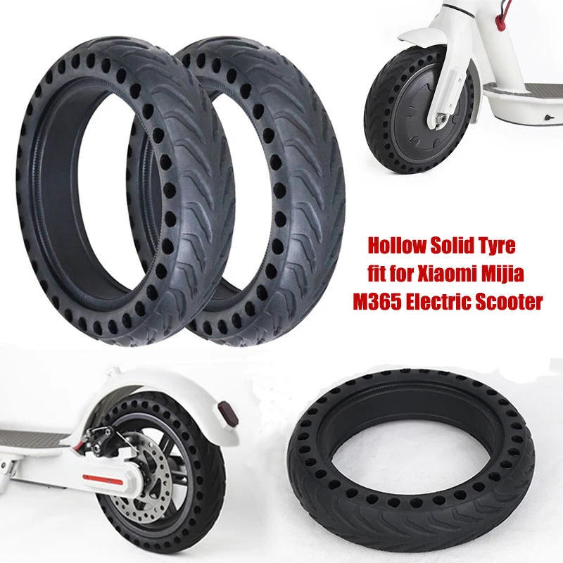 

1pcs / 2pcs Durable Upgraded Solid Hollow Tires Wheel for Xiaomi Mijia M365 Electric Scooter Skateboard Tyre Rubber Tyres Wheels