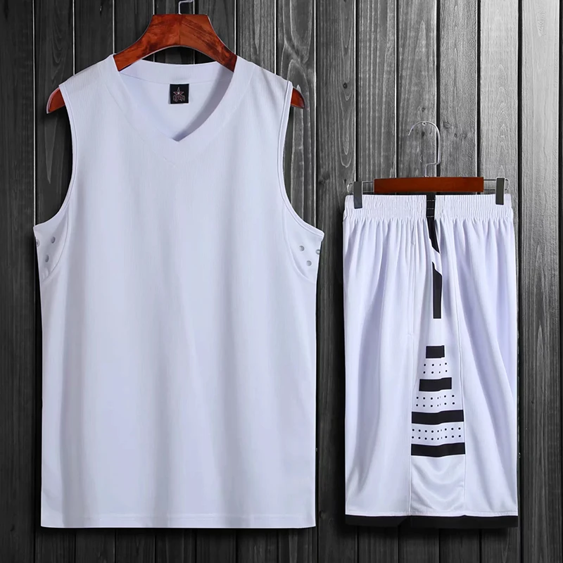 plain white basketball jersey