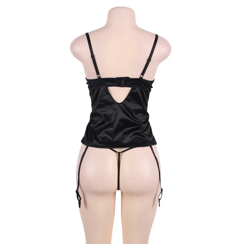 LSTRY Naughty женское сексуальное нижнее белье размера плюс Babydoll платье + стринги