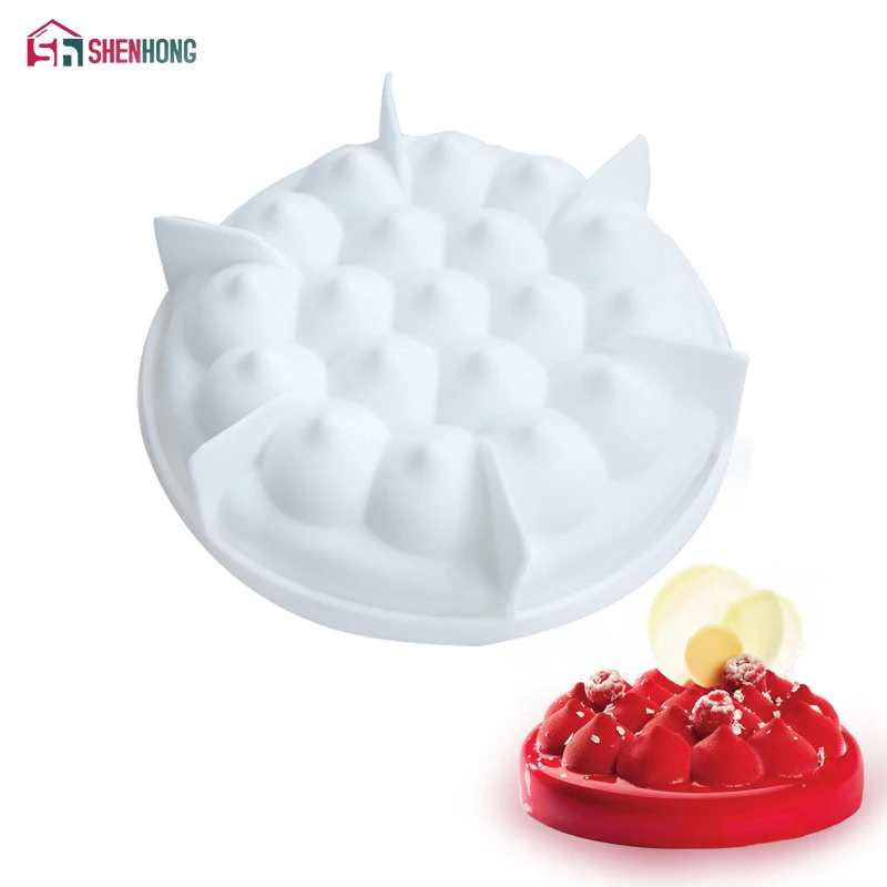 

New Art Cake Mould Forms Cream Homemade Mold Silicone Mousse 3D DIY Baking Cookie Mould Fondant Home Bakery Brownie