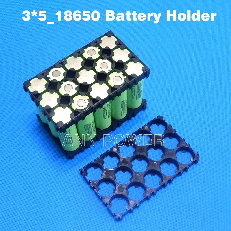 

Free Shipping! 3*5 18650 battery holder 3P5S or 5P3S holder Used for 11.1V or 18V lithium battery pack