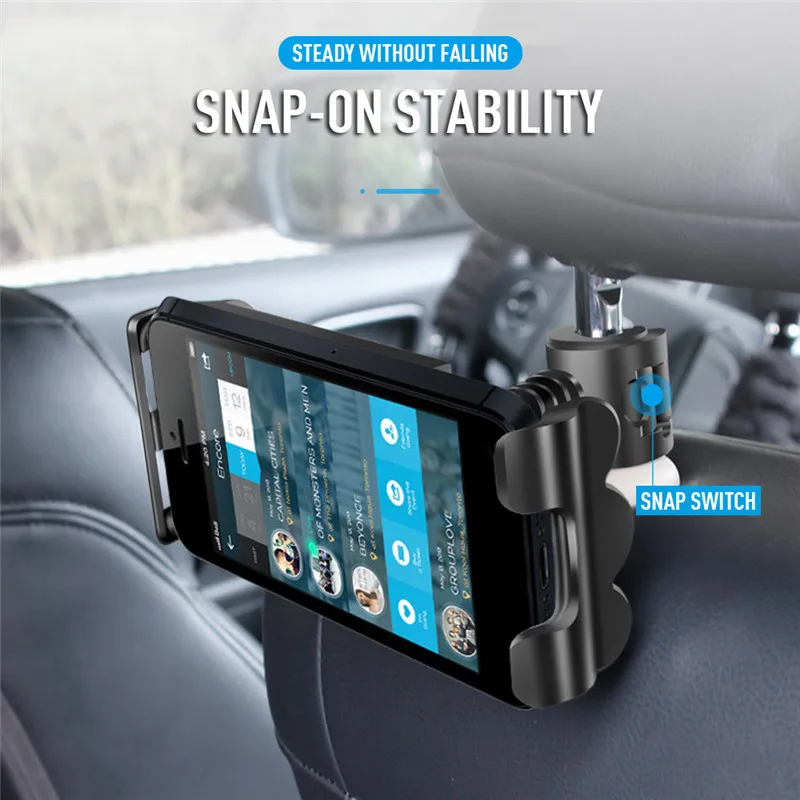 Регулируемая автомобильная подставка для планшета, держатель для IPAD, аксессуары для планшетов, универсальная подставка для планшета, автомобильное крепление к спинке сиденья для планшета 4-11 дюймов