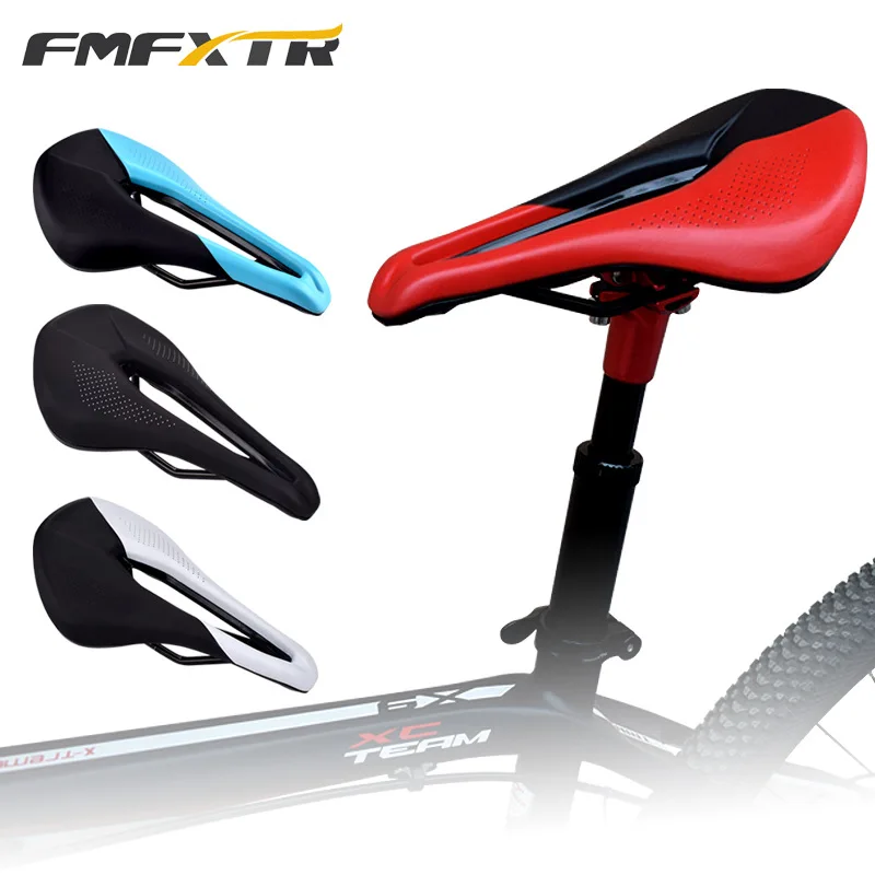

FMF Bicycle Saddle Hollow Breathable Bicycle Saddle Shock Absorbing Widen MTB Mountain Road Bike Integral Molding Seat Pad
