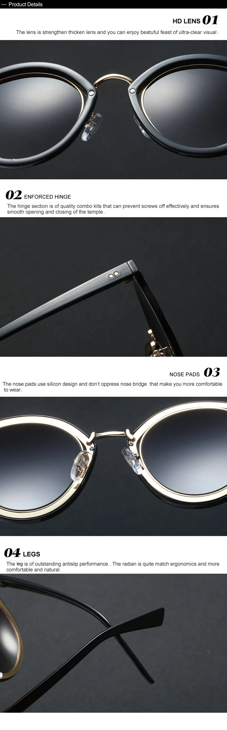 YDO Cat Eye Sunglasses Women Fashion 2018 Luxury Brand Design Flat Top Vintage Shades Twin Beam Sun Glasses Elegant Lady Eyewear (1)