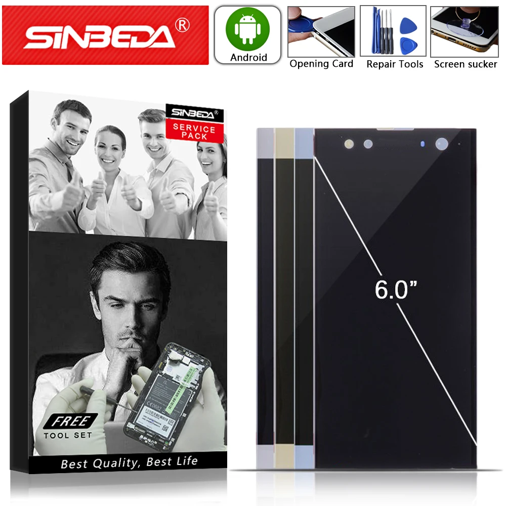 

5.2" Original For Sony Xperia XA2 LCD Display Touch Screen with Frame Digitizer For SONY XPERIA XA2 Display H4133 H4131 H4132