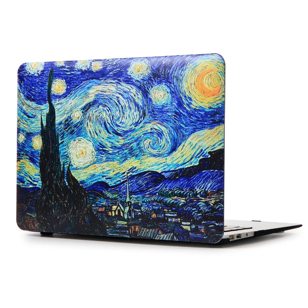 Жесткий чехол для ноутбука SYSTIMO с рисунком карты Apple Macbook Air Pro Retina 11 12 13 15 нового Mac