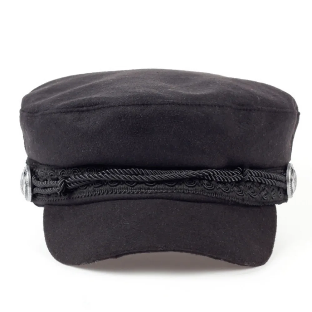Модные шляпы британские осенне-зимние шапки джентльмен черно-серые шляпы восьмиугольная кепка плоская кепка Casquette Sun Hat styling tool