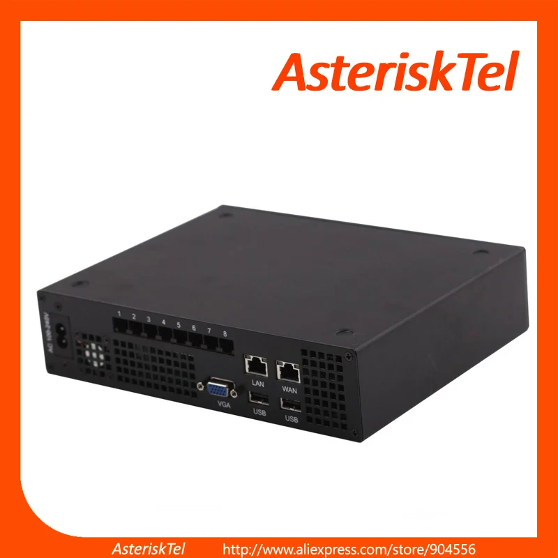Asterisk PBX with 8 FXO ports Based on Issabel asterisk card,ip pbx
