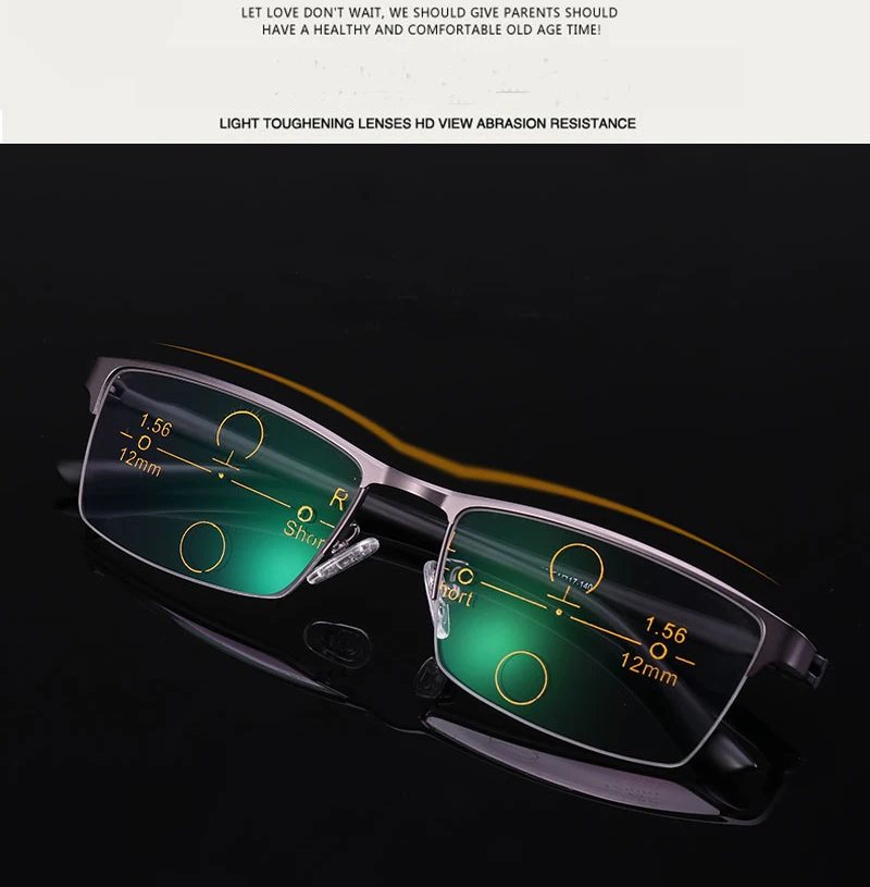 CHASHMA Adjustable Vision Bifocal Transition Sun Photochromic