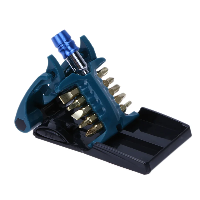 Billig 1set Power werkzeug zubehör 10pc Präzision schraubendreher satz + Elektrische bohrer adapter magnetische bit halter Multi Repair Tool