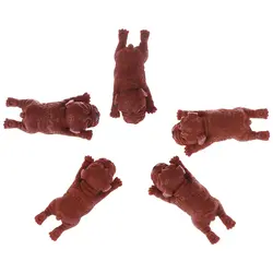 5 шт. моделирование собаки кукольный домик Миниатюрная модель украшение для кукольного домика подарок куклы аксессуары 25*54 мм