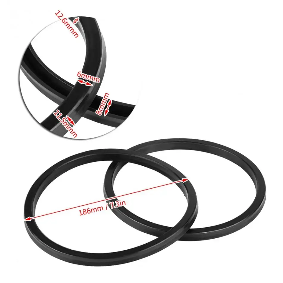 2 шт. резиновый бусина выключатель Loosener уплотнения для шиномонтажный станок воздушный цилиндр 186 мм 200 мм черный цвет шиномонтажные уплотнения