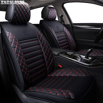 

[kokololee] pu leather car seat covers for suzuki lexus rx300 mercedes honda civic peugeot 3008 great wall hover h3 accessories