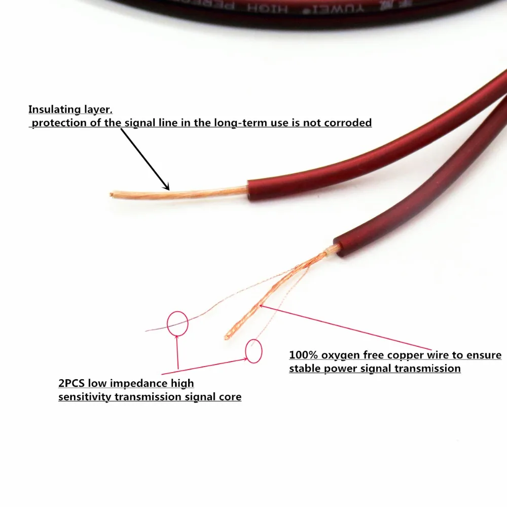 oxygen free copper speaker line low 